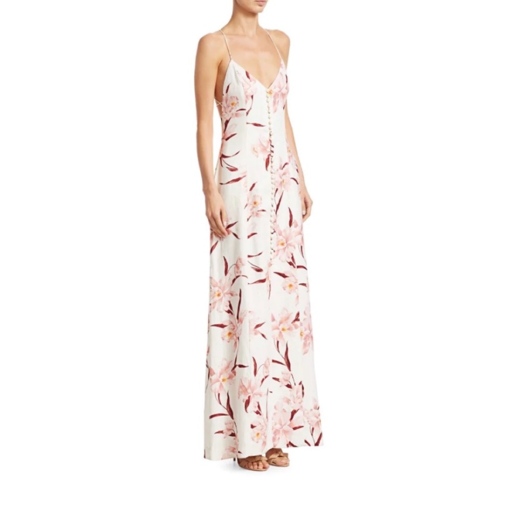 Zimmerman Corsage Floral Linen Dress